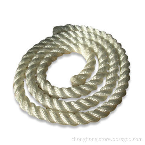 Mooring Rope with 4 to 128mm Diameter, Made of Nylon